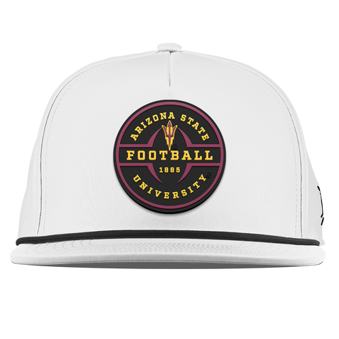 Arizona State University "Arizona State Football Legacy" Flat 5 Panel Rope White