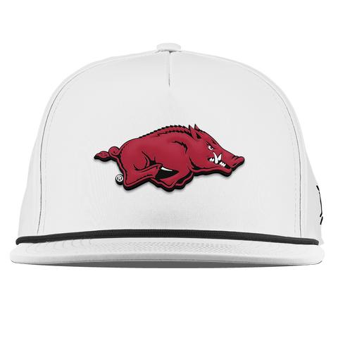 University of Arkansas "Arkansas Team Logo" Flat 5 Panel Rope White