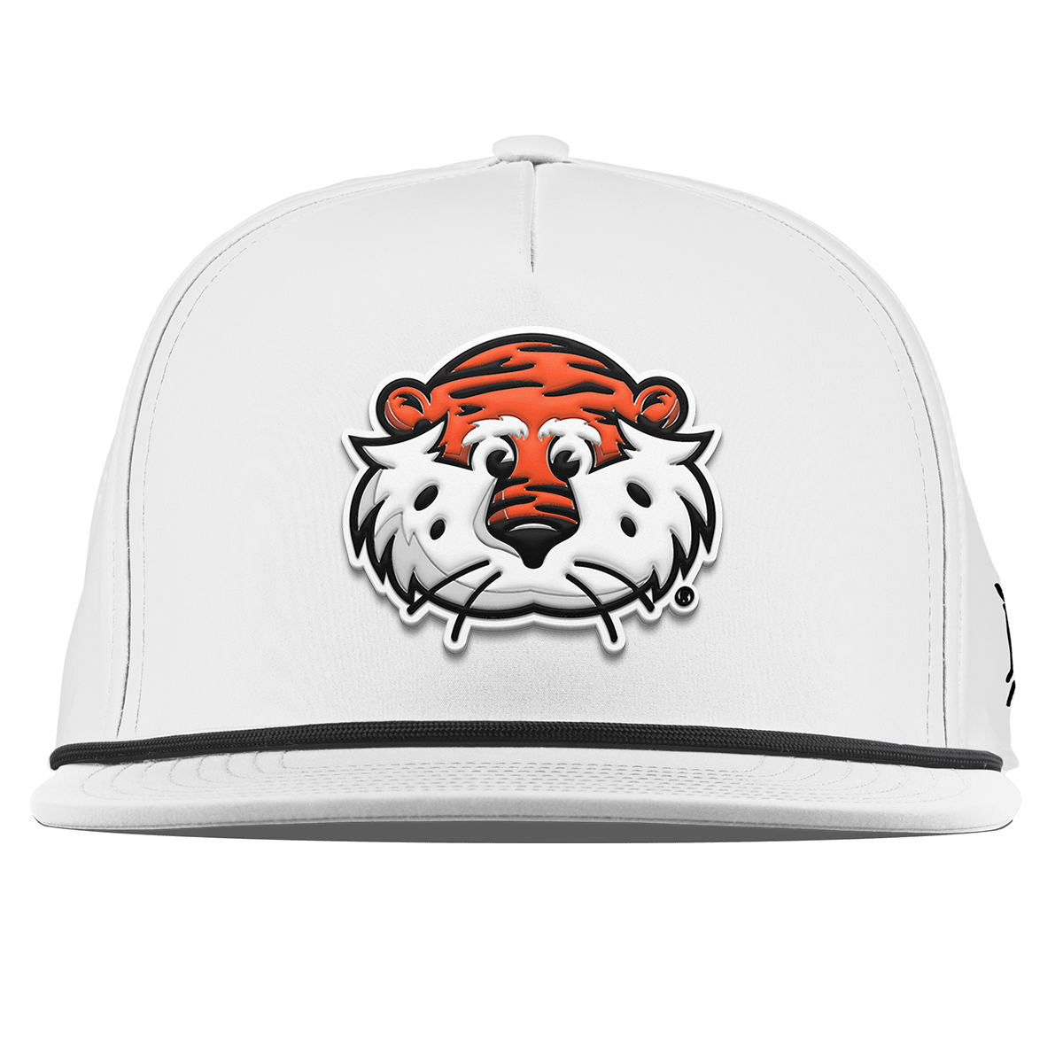 Auburn University "Aubie The Tiger" Flat 5 Panel Rope White