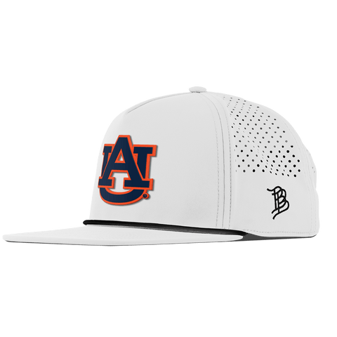 Auburn University "Auburn Team Logo" Flat 5 Panel Rope White