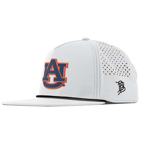 Auburn University "Auburn Team Logo" Flat 5 Panel Rope White