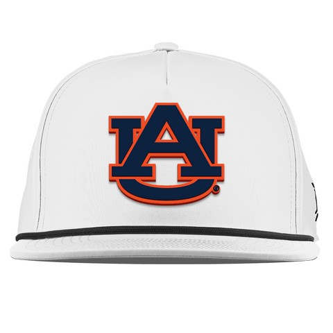 Auburn University "Auburn Team Logo" Flat 5 Panel Rope White