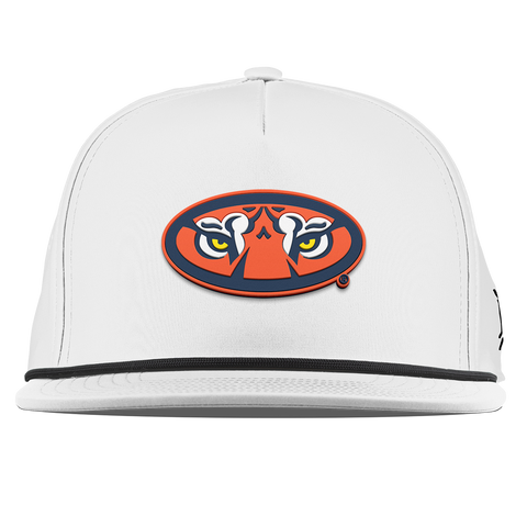 Auburn University "Auburn Tiger Eyes" Flat 5 Panel Rope White
