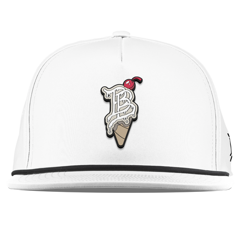 BB Drip Cone Flat 5 Panel Rope White