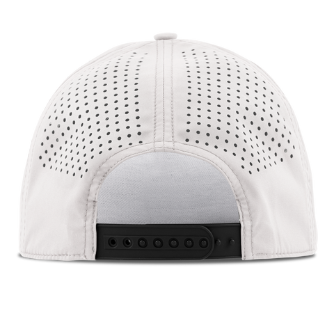 Bare Flat 5 Panel Rope Back White