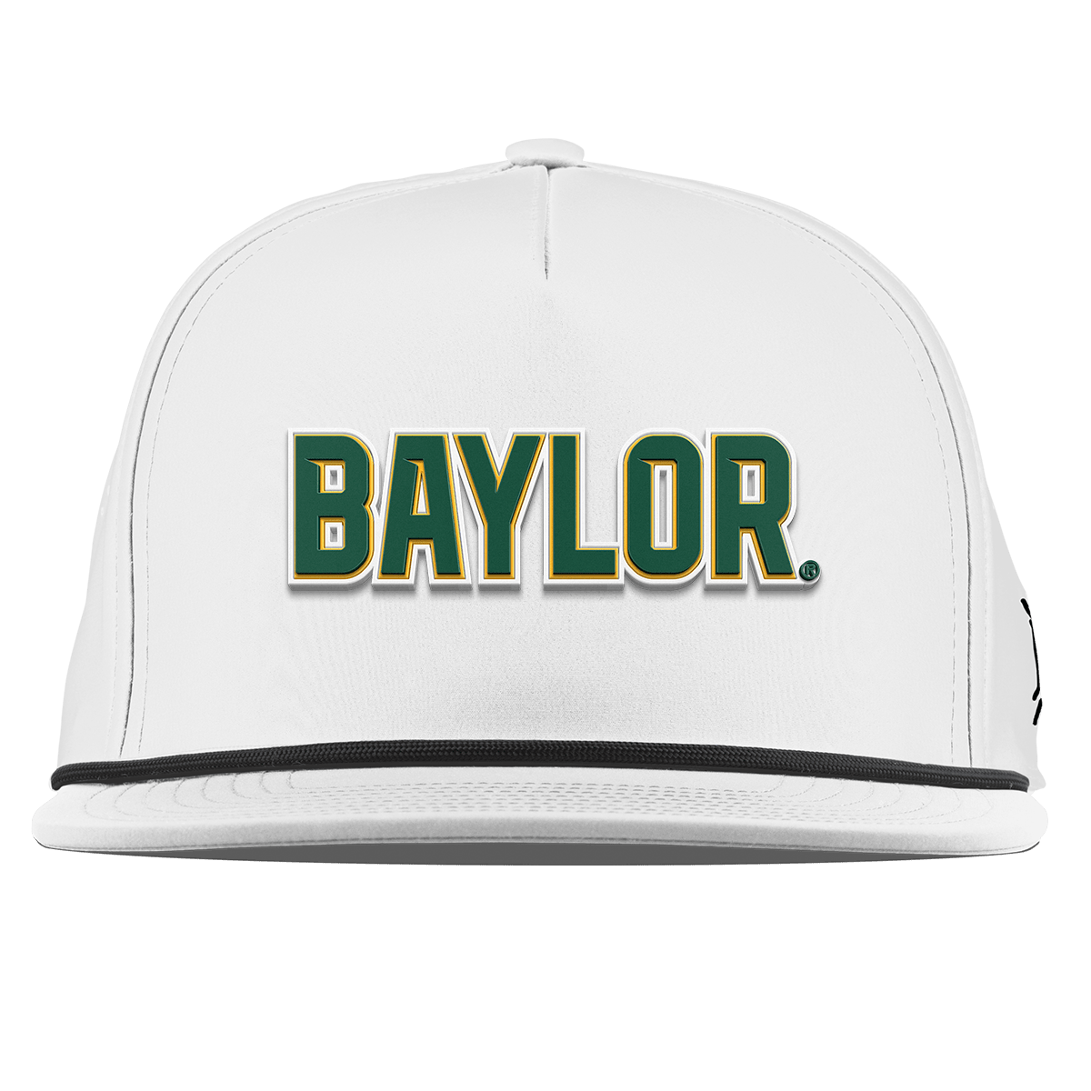 Baylor University "Baylor Block" Flat 5 Panel Rope White