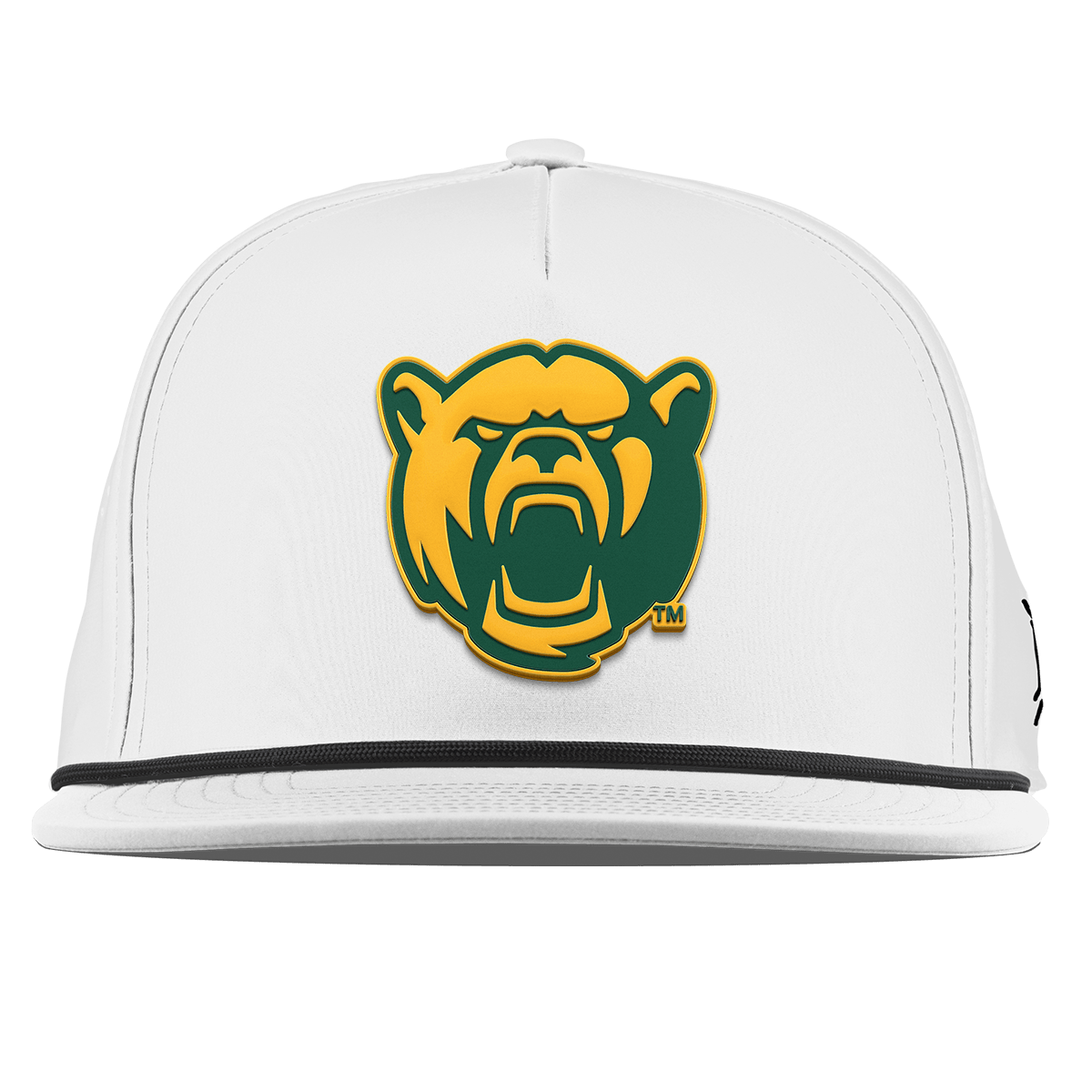 Baylor University "Baylor Bear" Flat 5 Panel Rope White