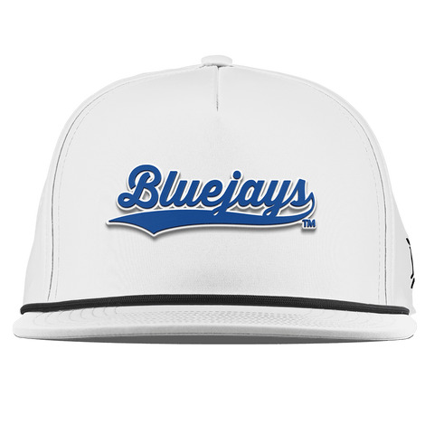 Creighton University "Bluejays Script" Flat 5 Panel Rope White