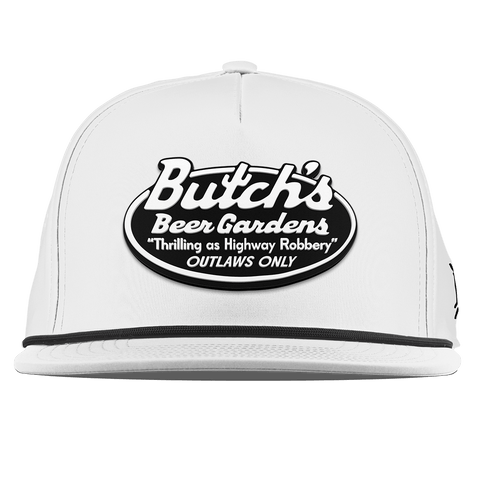 Butch’s Beer Garden Flat 5 Panel Rope White 