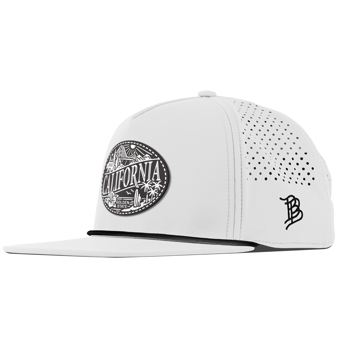 California Traveler Flat 5 Panel Rope White