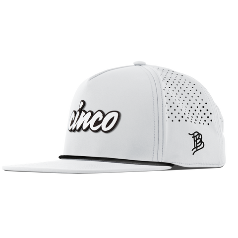 Cinco Script Flat 5 Panel Rope White