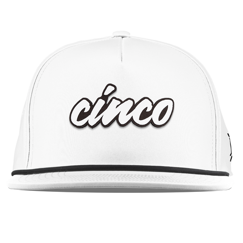 Cinco Script Flat 5 Panel Rope White