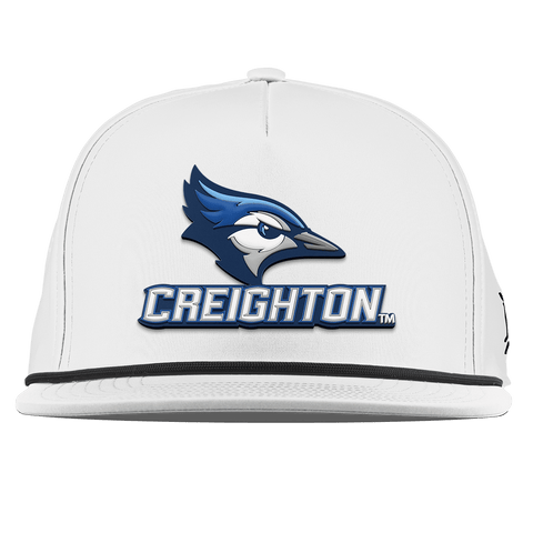 Creighton University "Creighton Team Logo" Flat 5 Panel Rope White