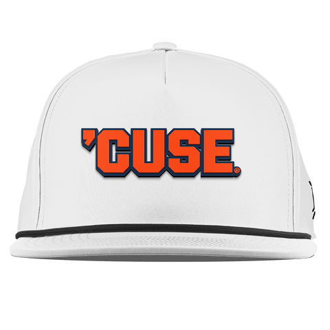 Syracuse University "Cuse Block" Flat 5 Panel Rope White
