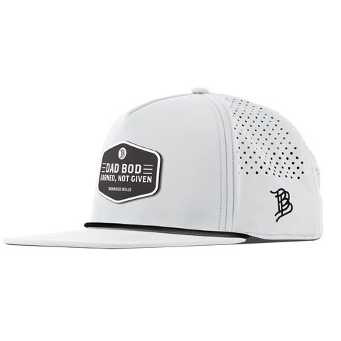 Dad Bod Flat 5 Panel Rope White