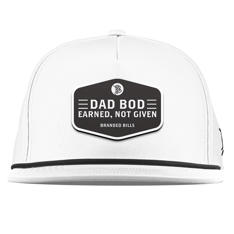 Dad Bod Flat 5 Panel Rope White