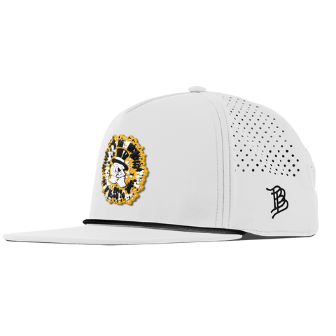 Wake Forest University "Deacons Tie Dye" Flat 5 Panel Rope White