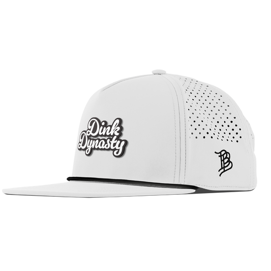 Dink Dynasty Script Flat 5 Panel Rope White
