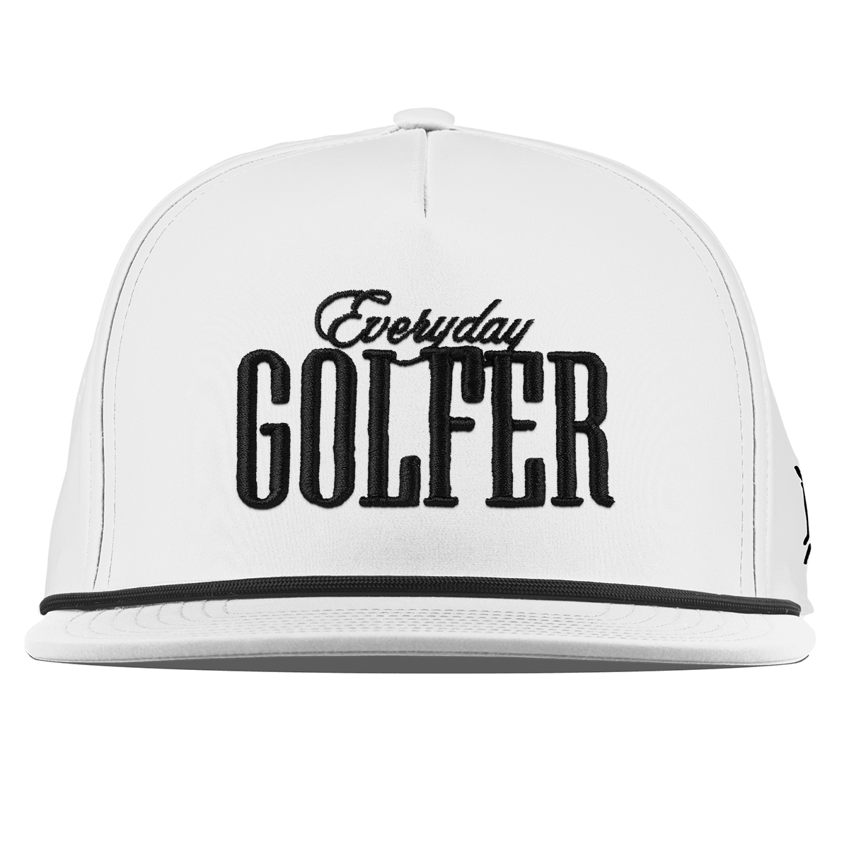 Everyday Golfer Flat 5 Panel Rope White