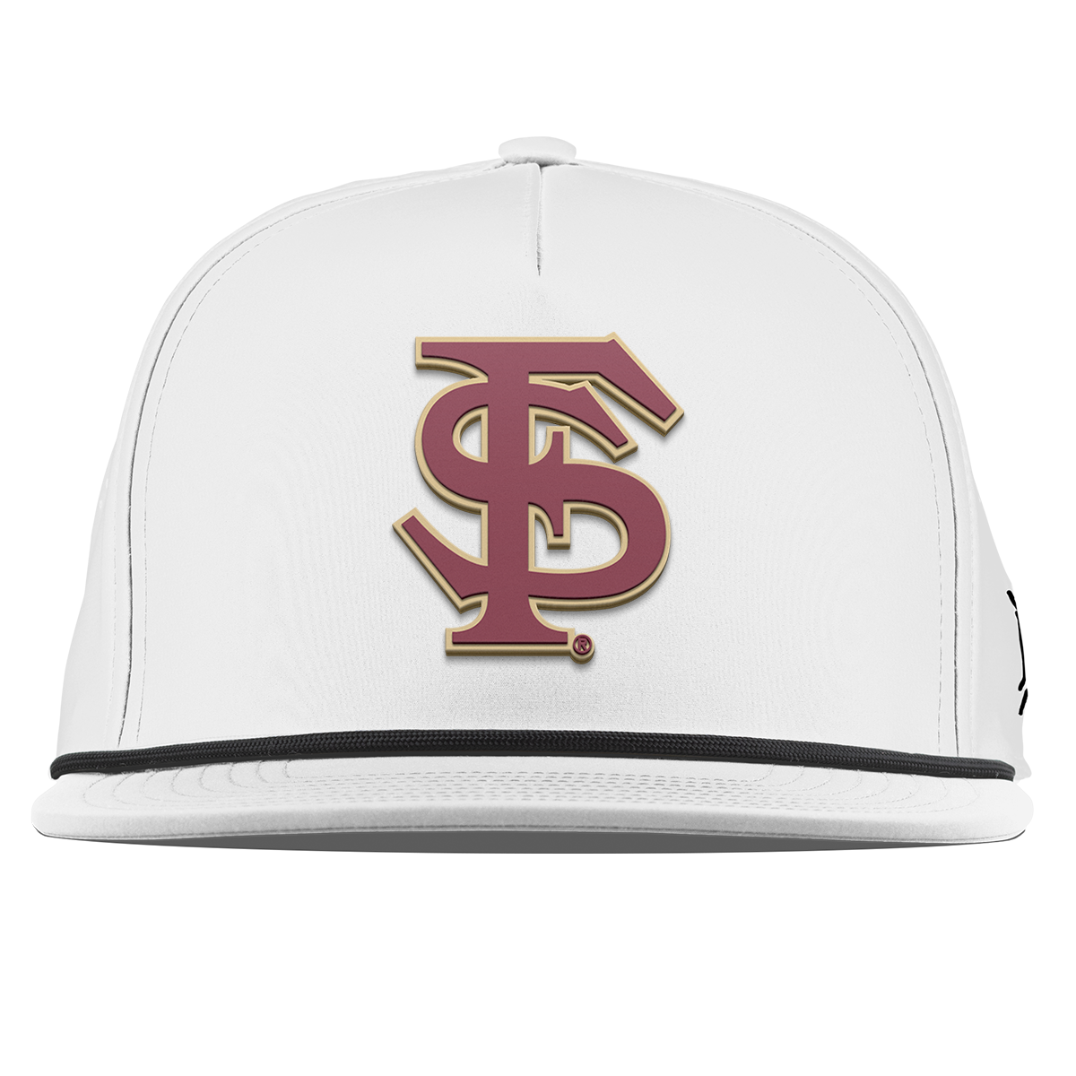 Florida State University "FSU Block" Flat 5 Panel Rope White