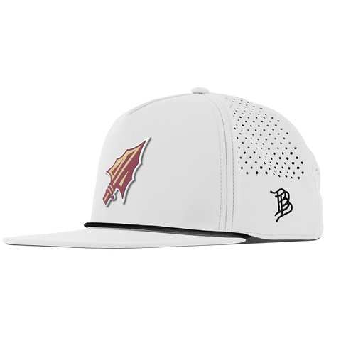 Florida State University "FSU Spear Tip" Flat 5 Panel Rope White