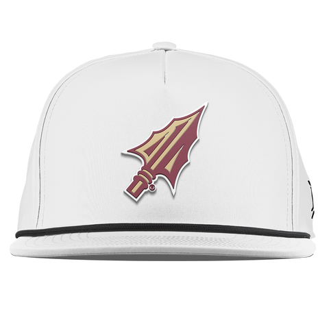 Florida State University "FSU Spear Tip" Flat 5 Panel Rope White