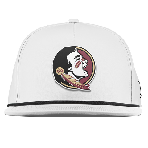 Florida State University "FSU Team Logo" Flat 5 Panel Rope White