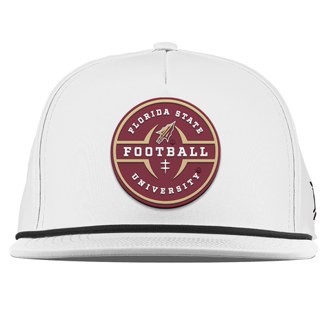 Florida State University "Florida State Football Legacy" Flat 5 Panel Rope White