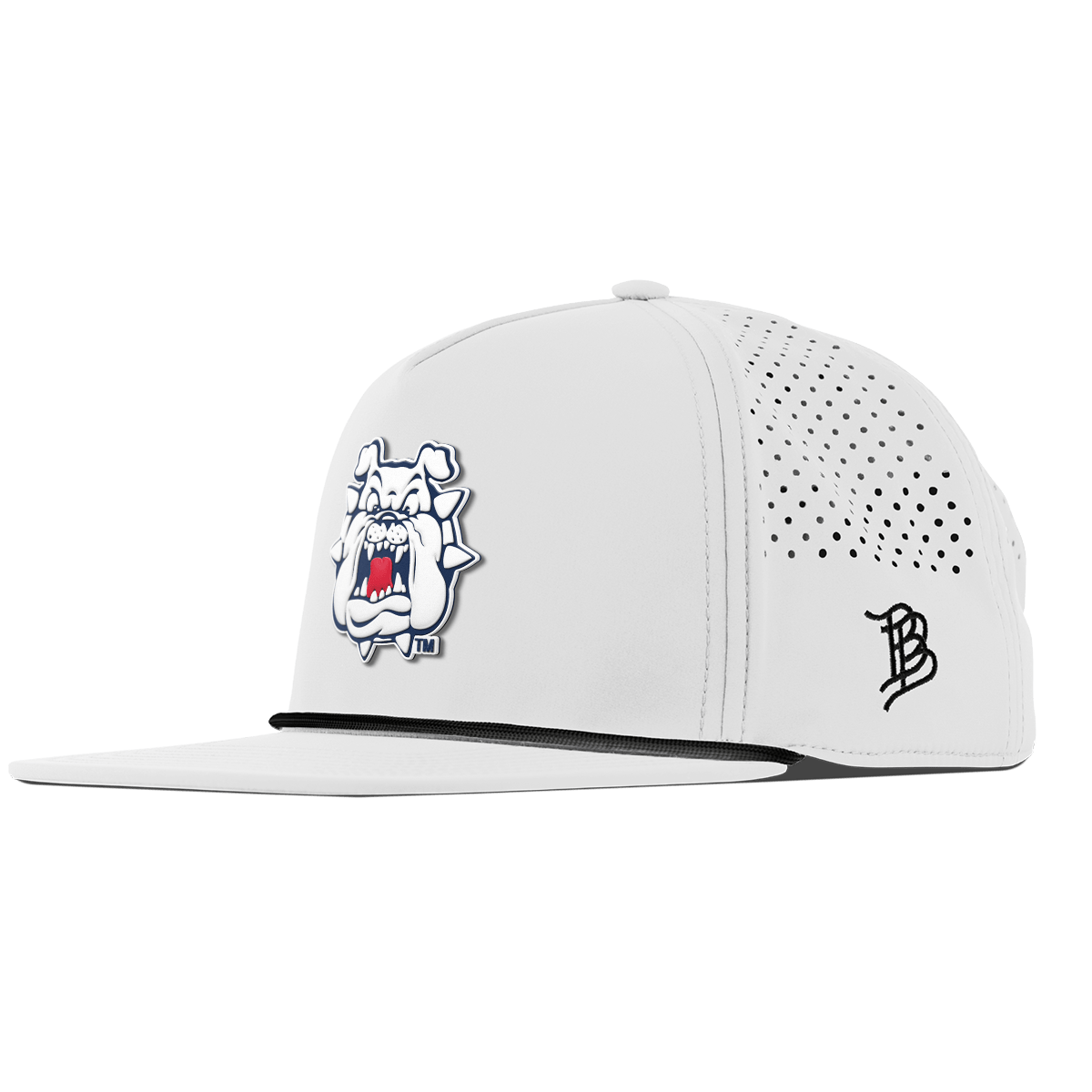 Fresno State University "Fresno State Bulldogs" Flat 5 Panel Rope White