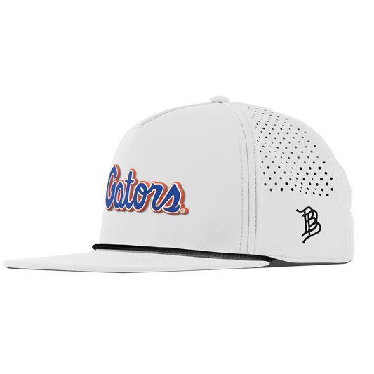 University of Florida "Gator Script" Flat 5 Panel Rope White