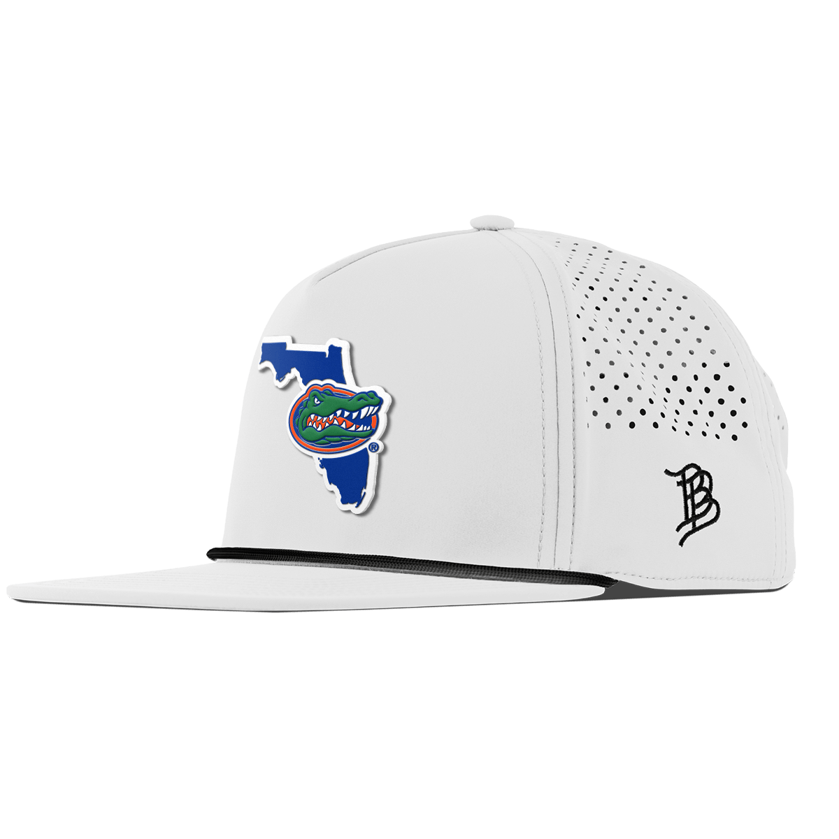 University of Florida "Gator State" Flat 5 Panel Rope White