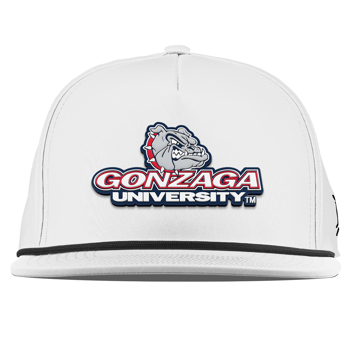 Gonzaga University "Gonzaga Team Logo" Flat 5 Panel Rope White