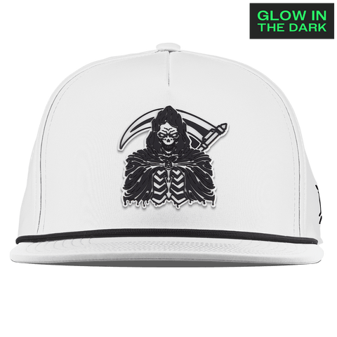 Grim Reaper Glow Flat 5 Panel Rope White