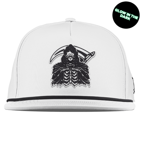 Grim Reaper Glow Flat 5 Panel Rope White