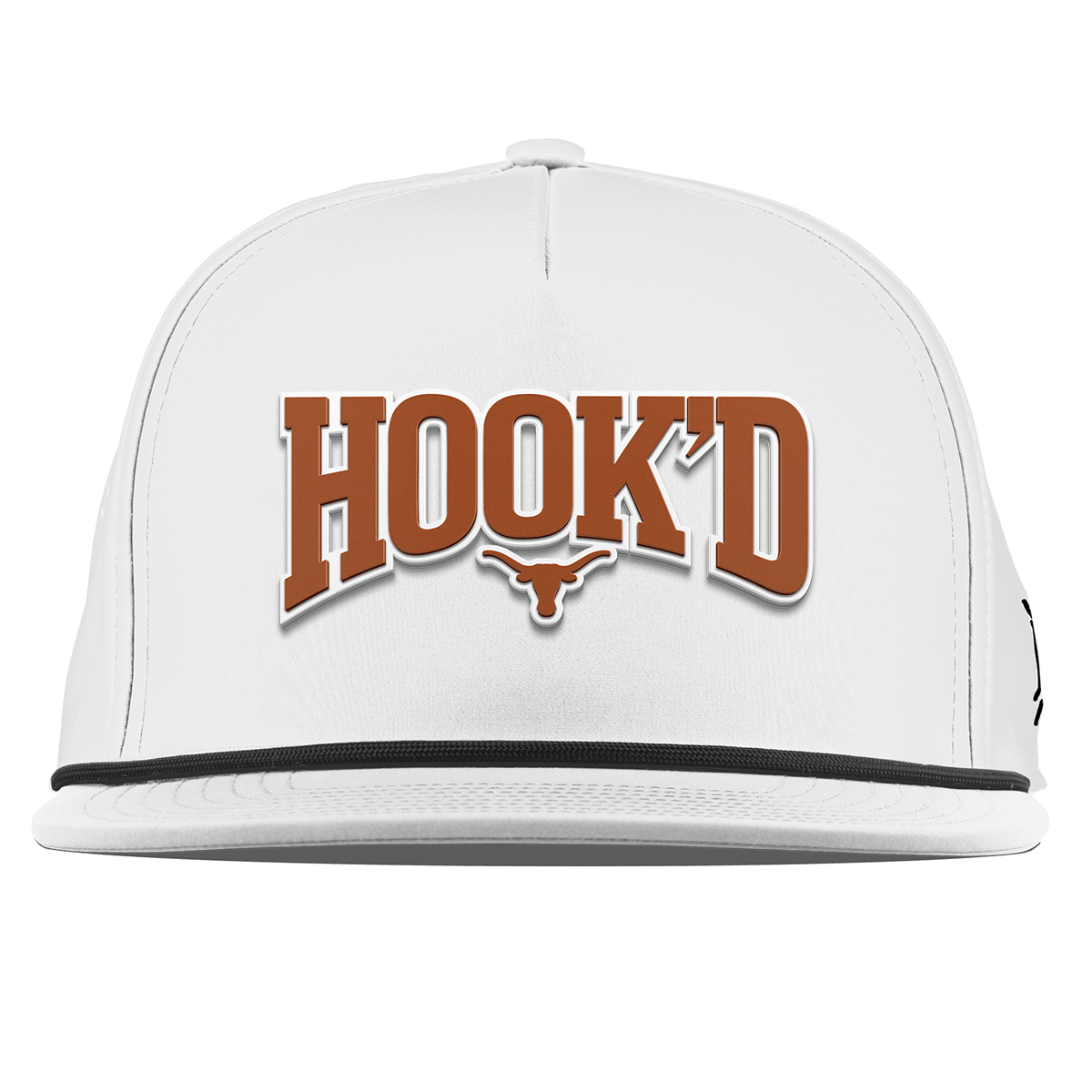 University of Texas "Hook'D" Flat 5 Panel Rope White 
