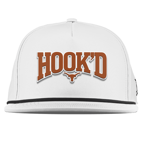 University of Texas "Hook'D" Flat 5 Panel Rope White 