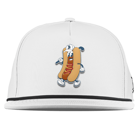 Hot Dog Buddy Flat 5 Panel Rope White