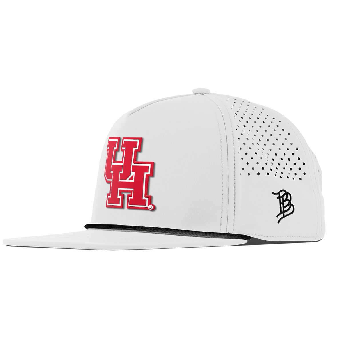 University of Houston "Houston Block" Flat 5 Panel Rope White