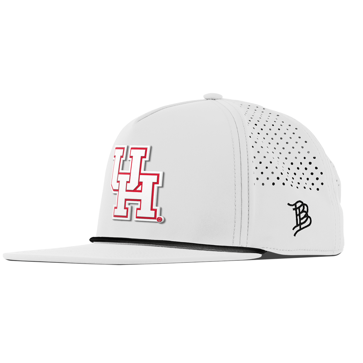 University of Houston "Houston Block" Flat 5 Panel Rope White