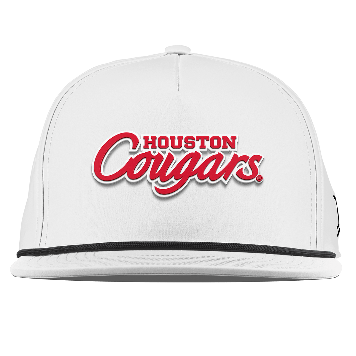 University of Houston "Houston Cougars" Flat 5 Panel Rope White
