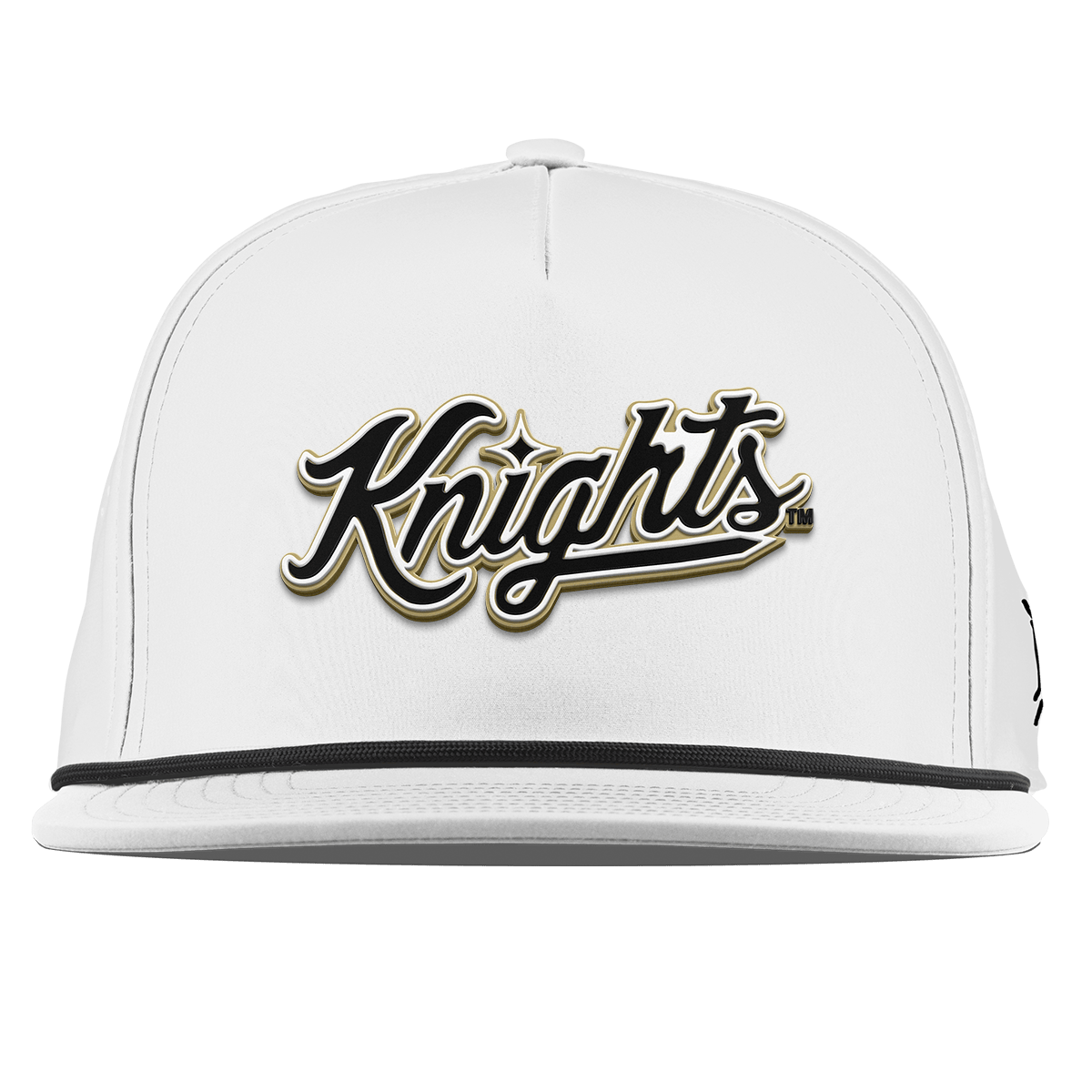 University of Central Florida "Knights Script" Flat 5 Panel Rope White