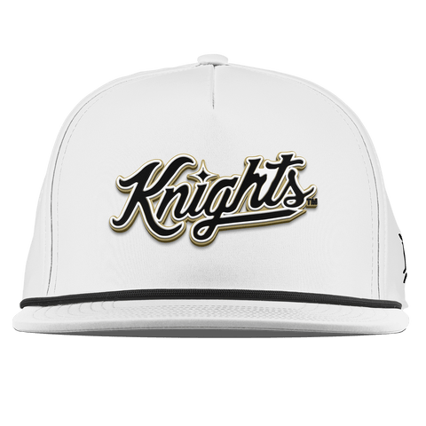 University of Central Florida "Knights Script" Flat 5 Panel Rope White