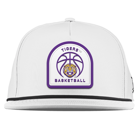 Louisiana State University "LSU Basketball"Flat 5 Panel Rope White