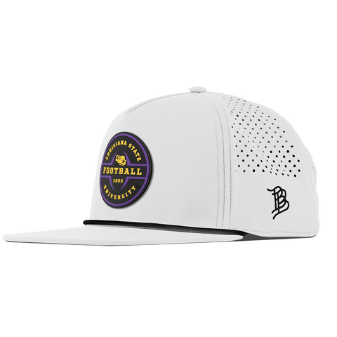 Louisiana State University "LSU Football Legacy" Flat 5 Panel Rope White