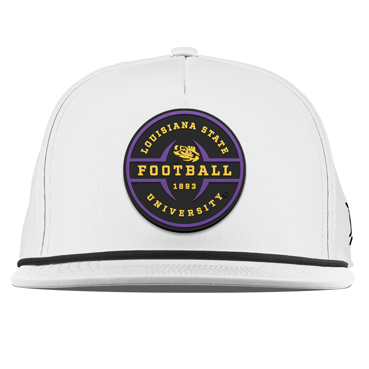 Louisiana State University "LSU Football Legacy" Flat 5 Panel Rope White