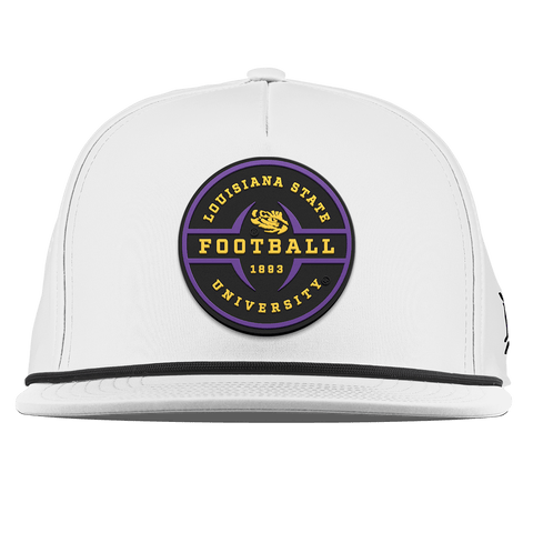 Louisiana State University "LSU Football Legacy" Flat 5 Panel Rope White