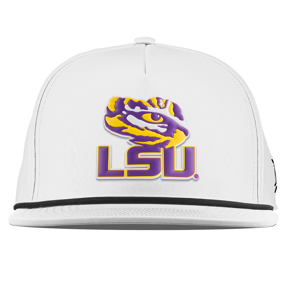 Louisiana State University "LSU Tiger Eye" Flat 5 Panel Rope White