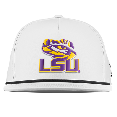 Louisiana State University "LSU Tiger Eye" Flat 5 Panel Rope White