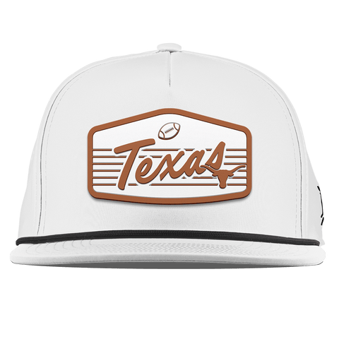 University of Texas "Longhorns Football" Legacy Flat 5 Panel Rope White
