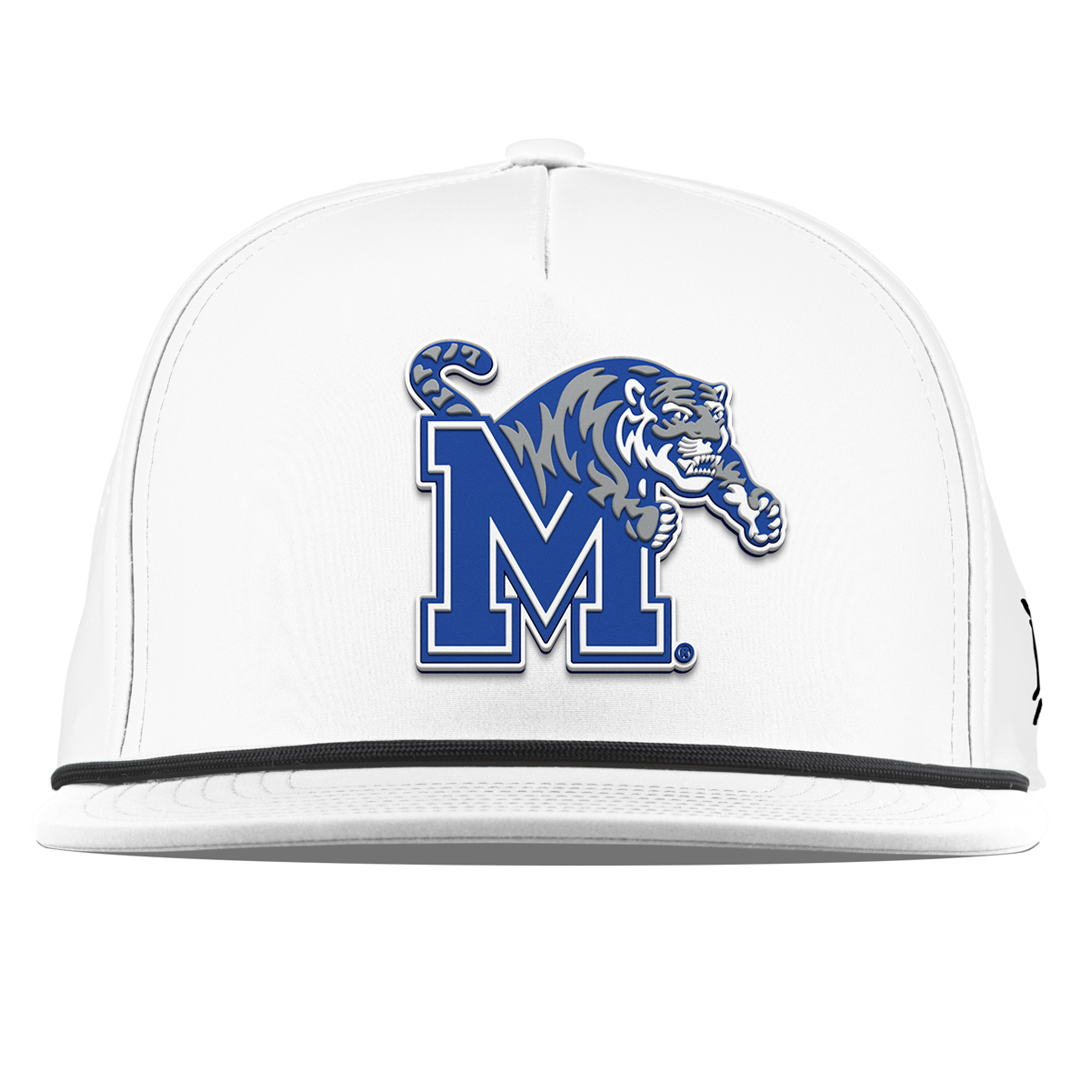 University of Memphis "Memphis Team Logo" Flat 5 Panel Rope White